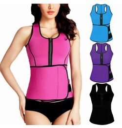 Women Body Shaper Sweat Sauna Waist Trainer Slimming Cincher Corset Shapewear US