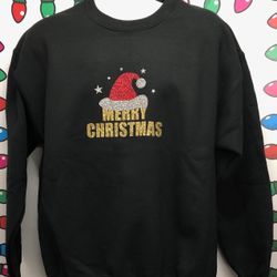 Christmas Black Crew Sweatshirt & Black Long Sleeve T-Shirt