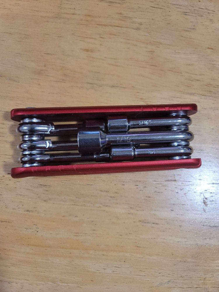 6pcs Portable Mini Folding Hexagon Socket Wrench