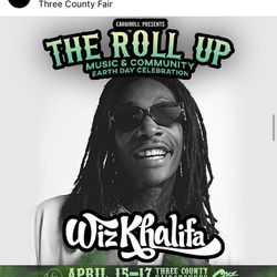 2 VIP Concert Tickets To The Roll Up Wiz Khalifa