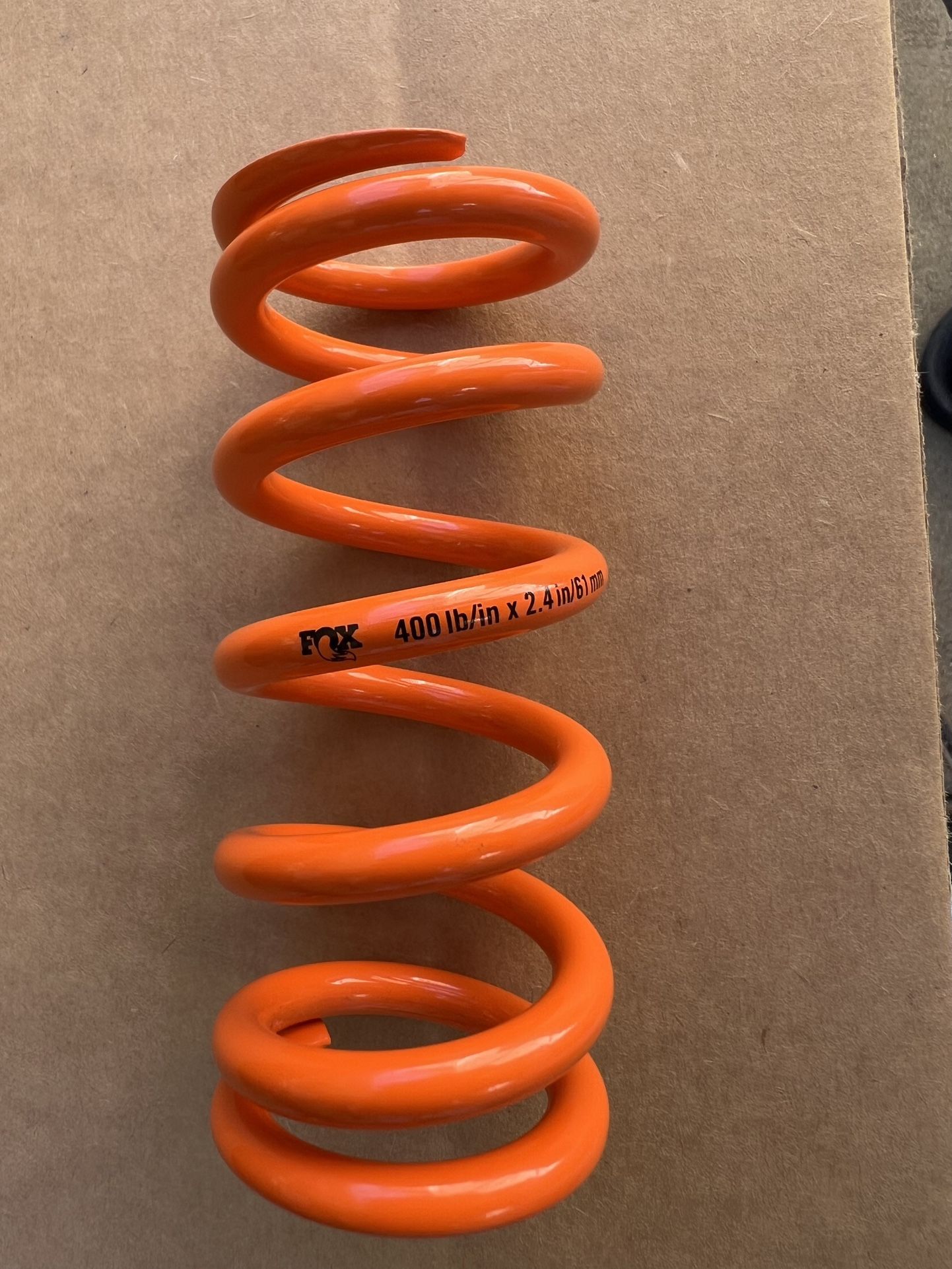 FOX SLS Coil Rear Shock Spring 400lbs x 2.4 61mm New!