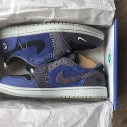 NEW Jordan 1 Low  Zion Voodoo Alternate Size 8 *missing gray laces*