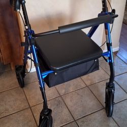 Heavy Duty Aluminum Rollator Walker