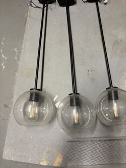 Set Of Three Pendant Lights
