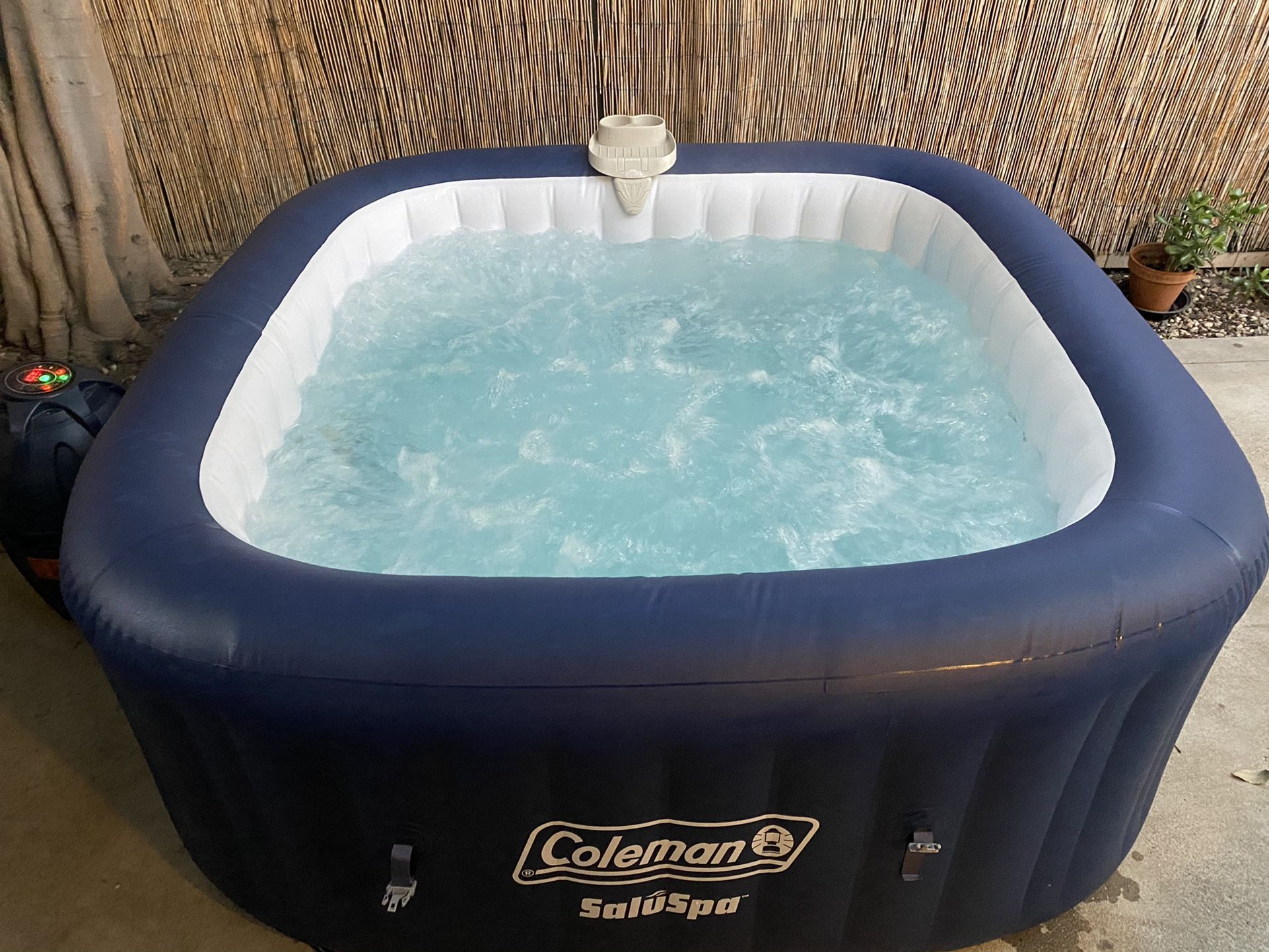 Outdoor Portable Inflatable Square Hot Tub Spa