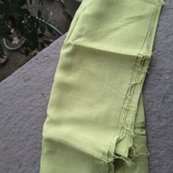 Olive Green Linen Fabric