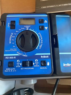 New Irritrol Rain Dial RD900-INT-R 9-Station Irrigation Controller