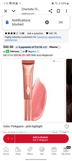 Glowgasm beauty light wand in pinkgasm