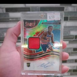 Immanuel Quickley Rookie Auto Patch 2020 /25 Selec