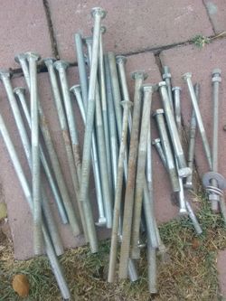 Tornillos 12 pulgadas