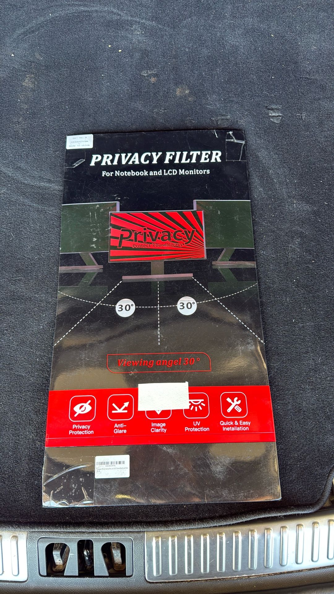 Privacy filter for notebook