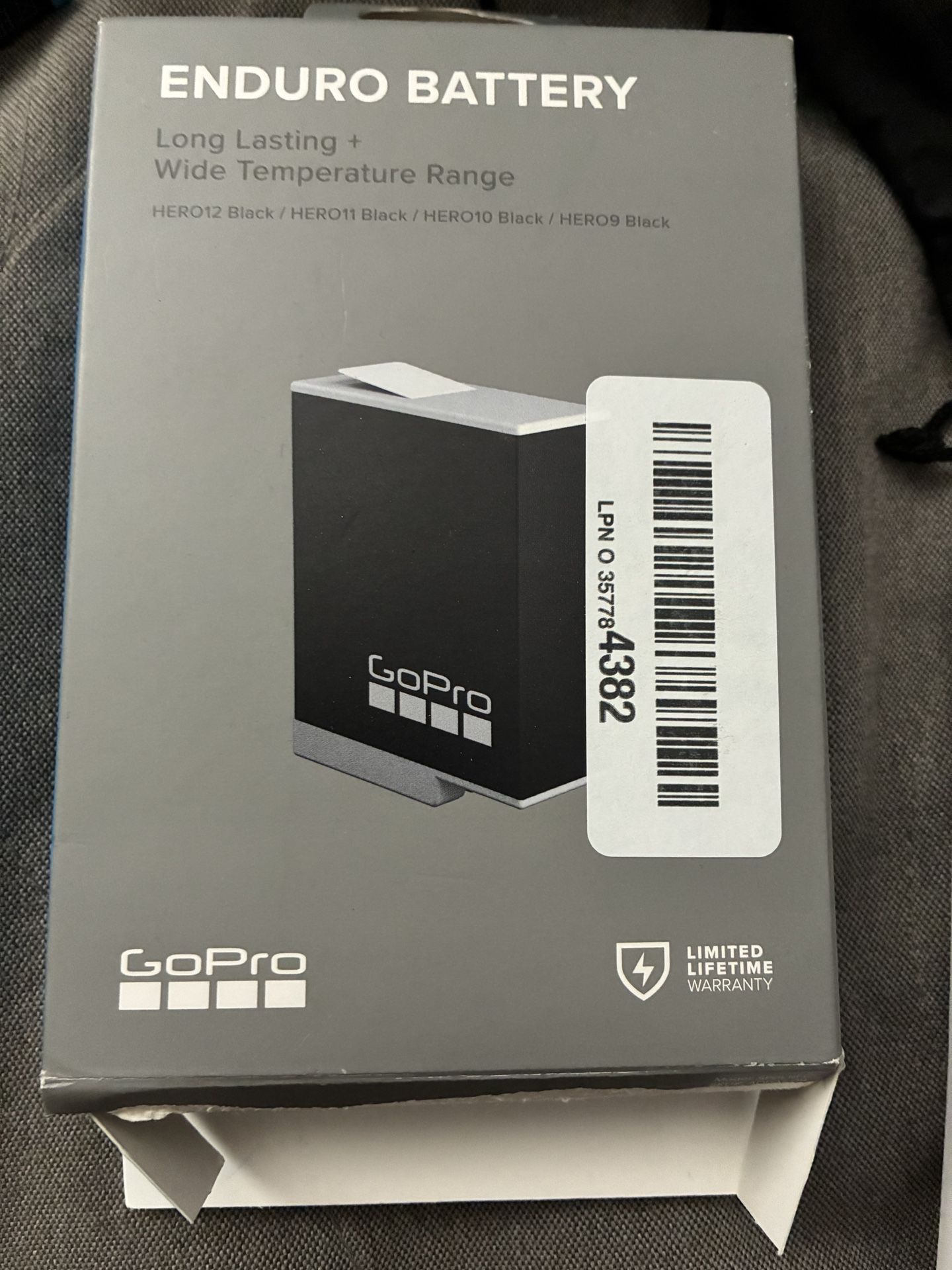 Go Pro Enduro Battery - New Unused! Hero 12 11 10 9