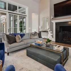 Coffee Table With Footstool $350