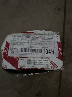 Lexus IS 250 or GS 300 Rear Brakes