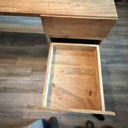 West Elm Industrial Modular Desk w/ File Cabinet (64”) – Solid Wood + Steel