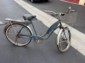 1950s AMF Roadmaster Skyrider girls' cruiser bicycle