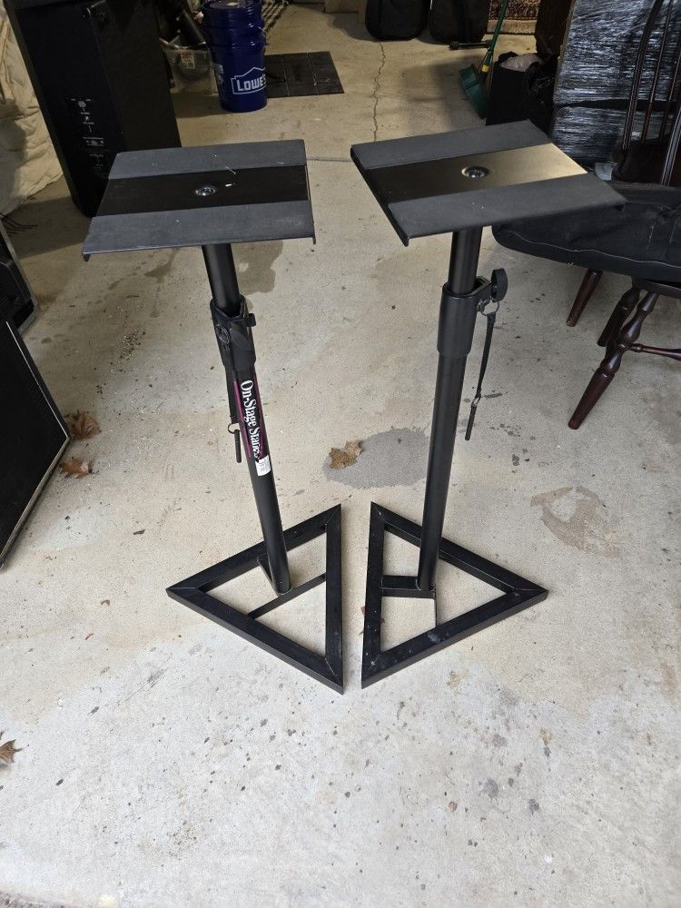 On-Stage SMS-6000P Monitor Stands (Paair)