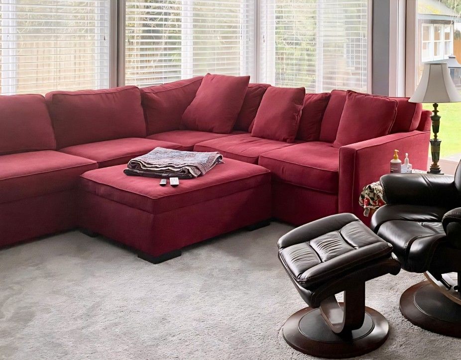 Red Sectional Sofa