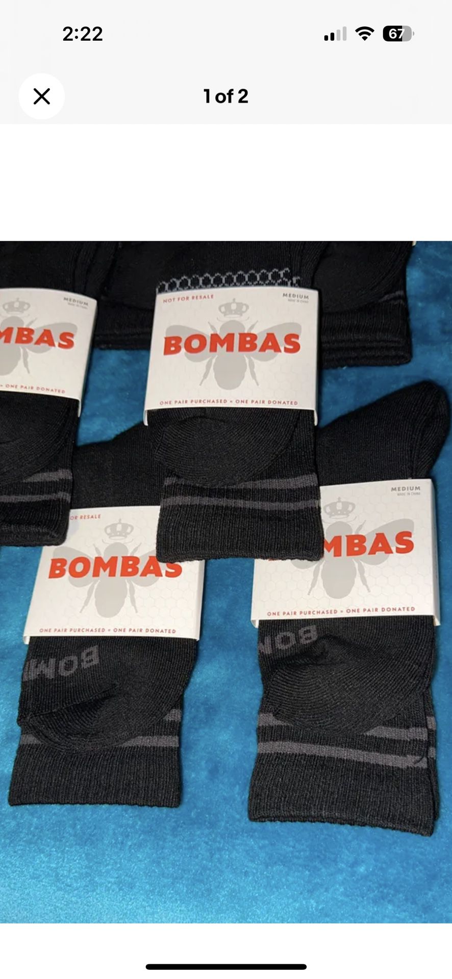 (12) Unisex Pack Of Medium Bombas Mid Calf Socks. Christmas Special