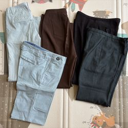 Business Casual Women's Pants Bundle 5 For $18