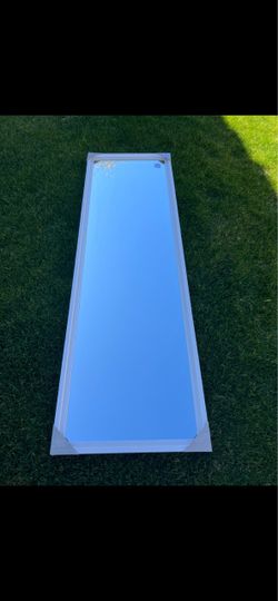 Full Length Mirror White Frame 18x64