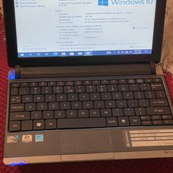 Gateway Mini Laptop 11” 2gb Ram 250gb Hdd Windows 10