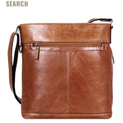 Jack Georges Leather Messenger Bag