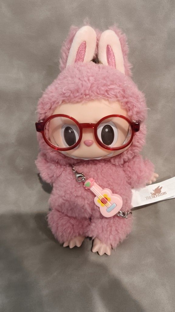 Toy Guitar & Glasses For Doll 17cm LABUBU (Doll NOT INCLUDED)