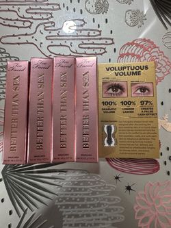 Too Faced Better Than Sex Mascara – Set of 4