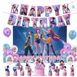 Kpop Demon Hunters Party Supplies 