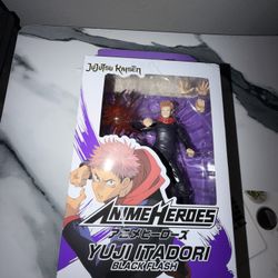 Anime Hero’s Yuji Itadori Black Flash Jujutsu Kaisen