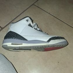 Jordan 3 Grey Cement size 7y