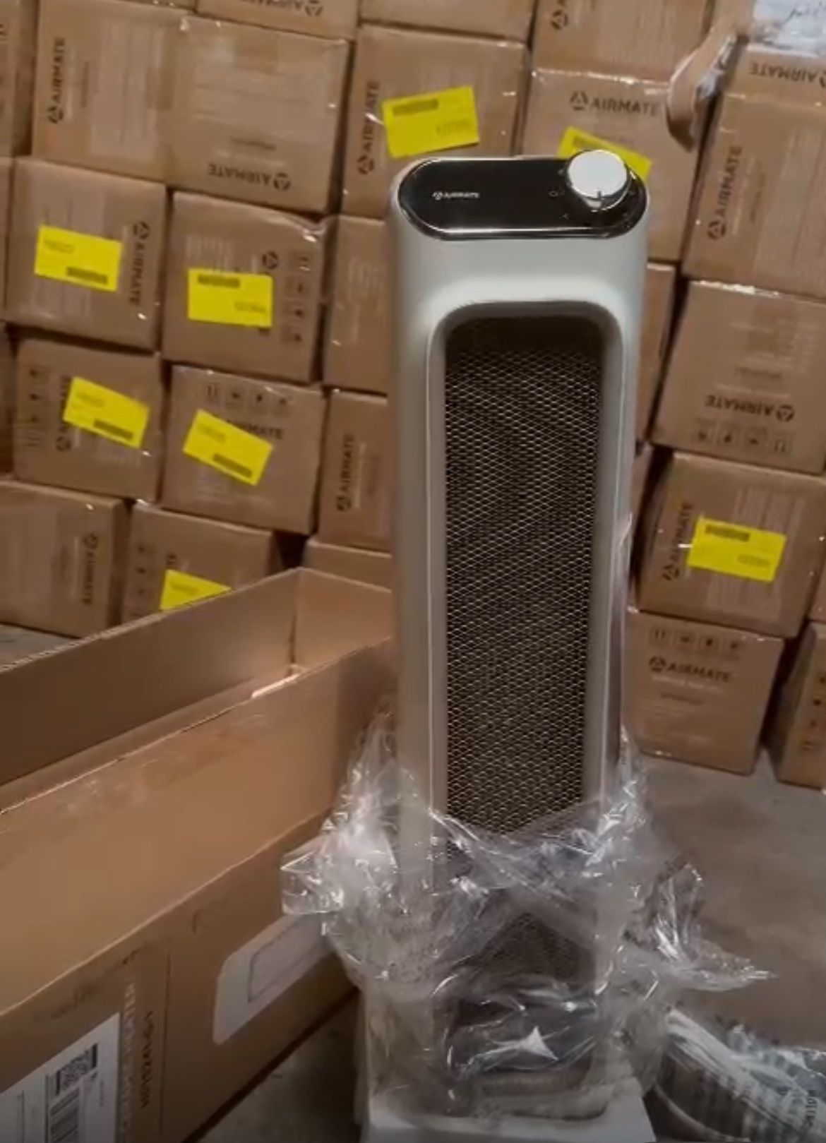 Airmate 25" Large Room Tower Heaters for Indoor Use, 1500W PTC Fast Room Office