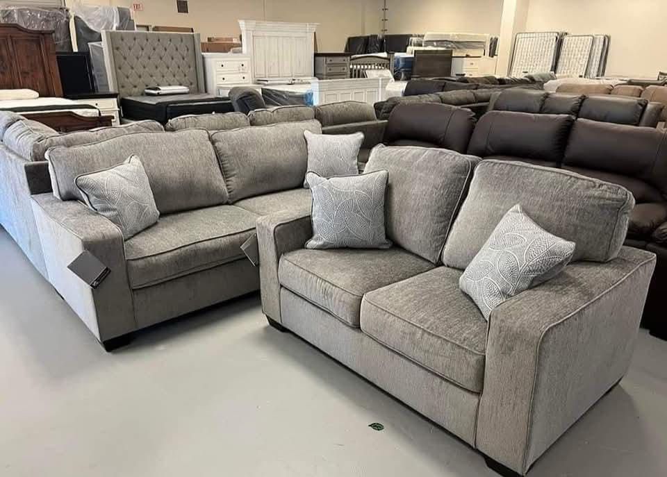 Altari Alloy Living Room Set Sofa And Loveseat