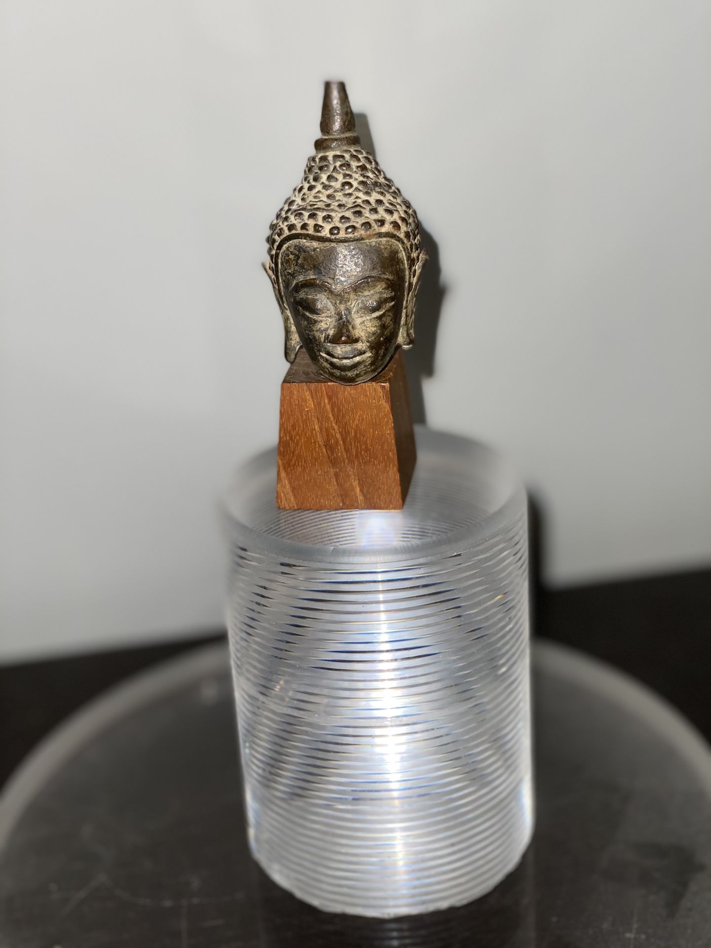 Bronze Buddha head