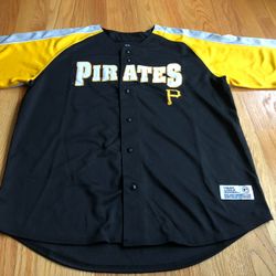 New MLB Pittsburgh Pirates Jersey Dynasty Series Size XL (48-50)