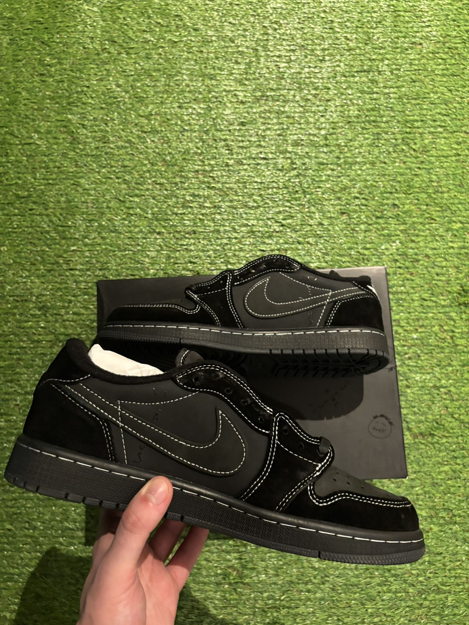 Jordan 1 Travis Scott Black Phantoms