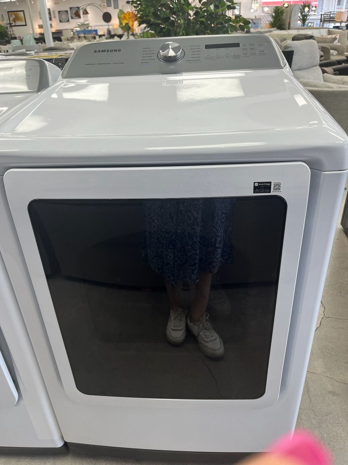 SAMSUNG 27” 7.4 CU FT SMART ELECTRIC DRYERW STEAMSANITIZE+