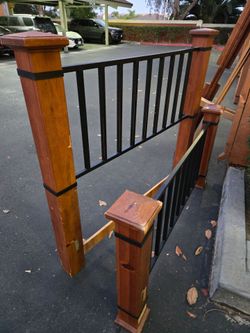 Queen Size Solid Wood Bed Frame
