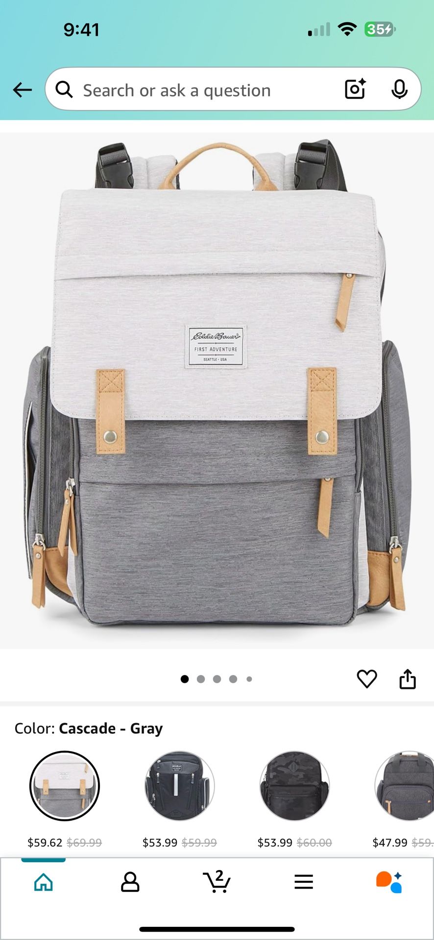 Eddie Bauer Baby Backpack