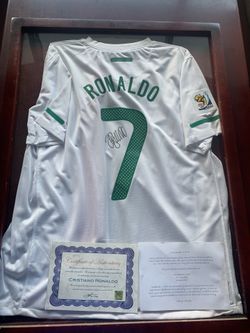Certificate of authenticity Cristiano Ronaldo
