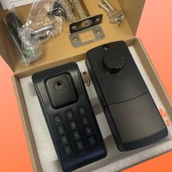 Matte Black Keyless Entry Deadbolt Lock with Keypad