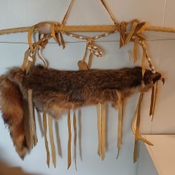Bow With Racoon Pelt
