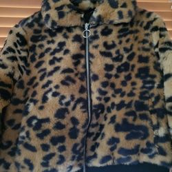Leopard Jacket For Women Size Small 