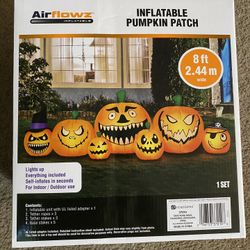 8 Feet Yard Decor Pumpkins, Inflatable, Brand New