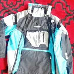 North face steep Jacket (Blue and Black)