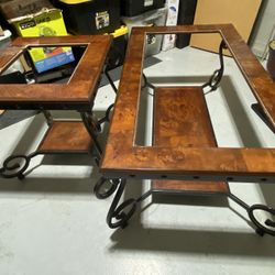 Coffee Table With Side Table 