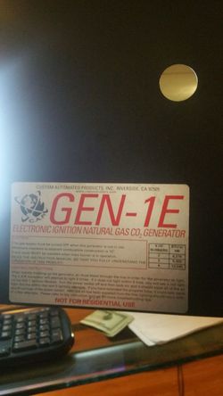 Co2 generator/burner