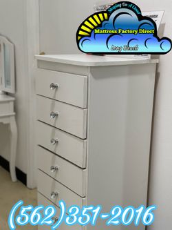Paulina white Diamond dresser cajonera Comoda compressed