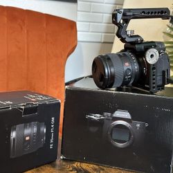 Sony a7 IV Mirrorless Camera with GM 35mm f/1.4 Lens + 256GB Card + More